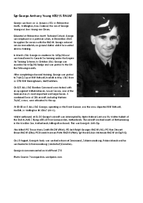 A preview of a PDF biography for Young, George Anthony